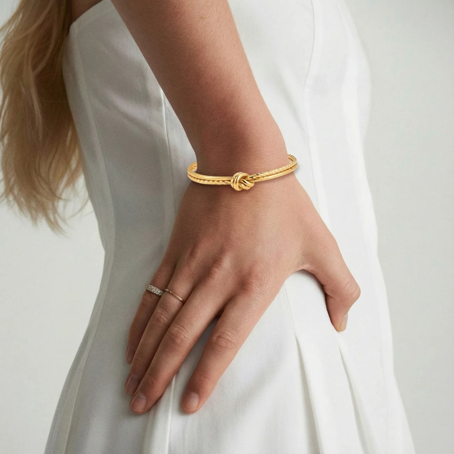 Golden Knot Armband
