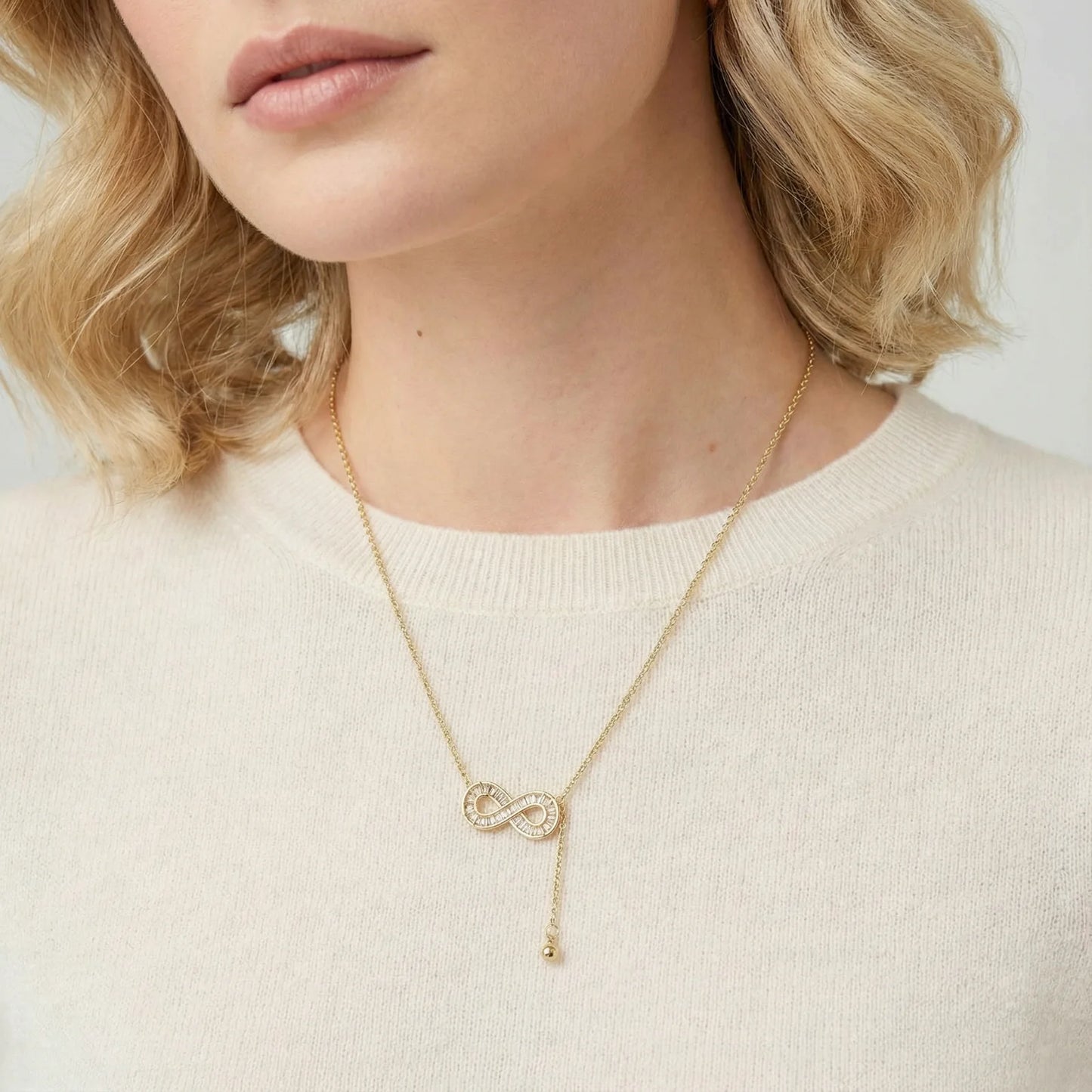 Infinity Sparkle Halskette