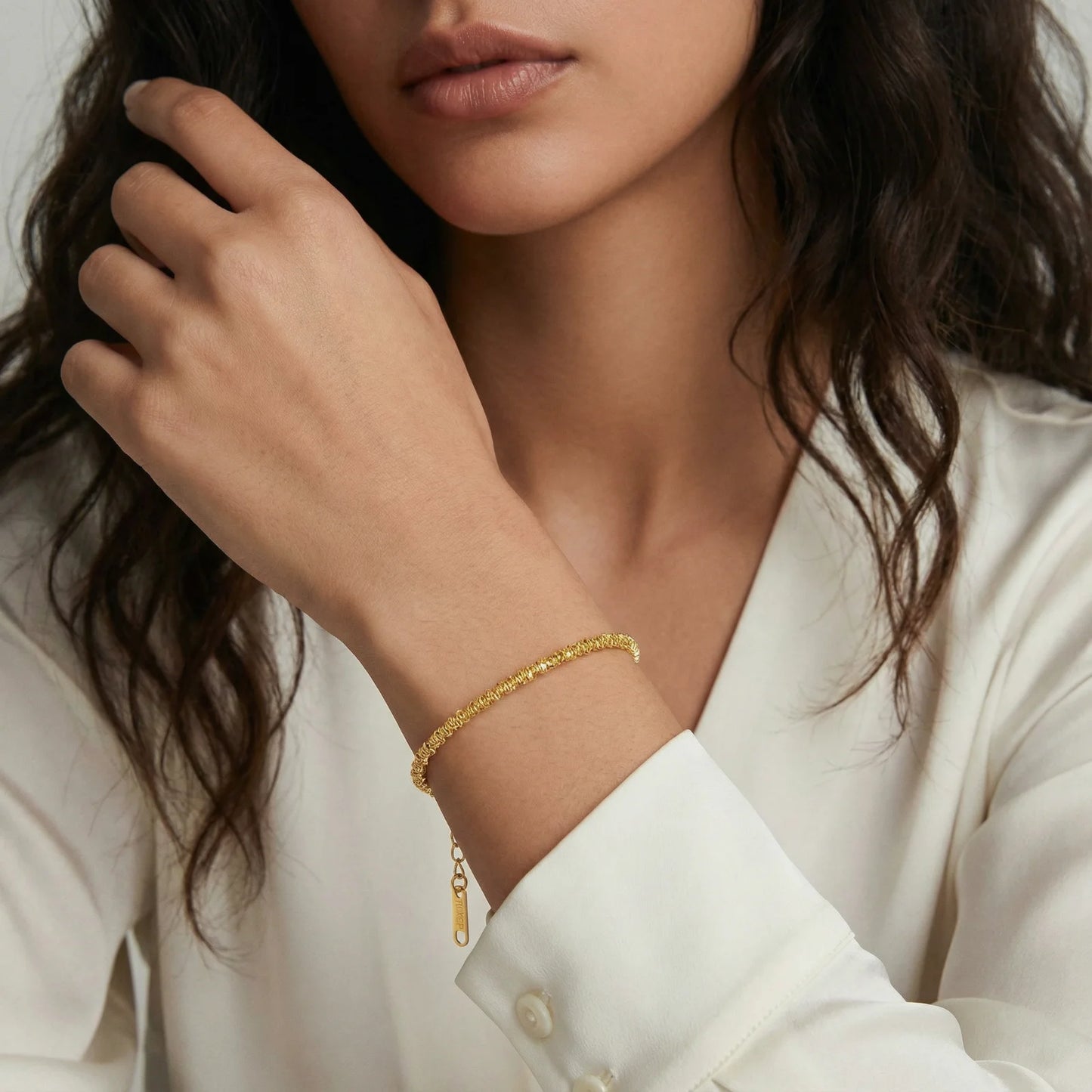 Golden Hour Chain Armband