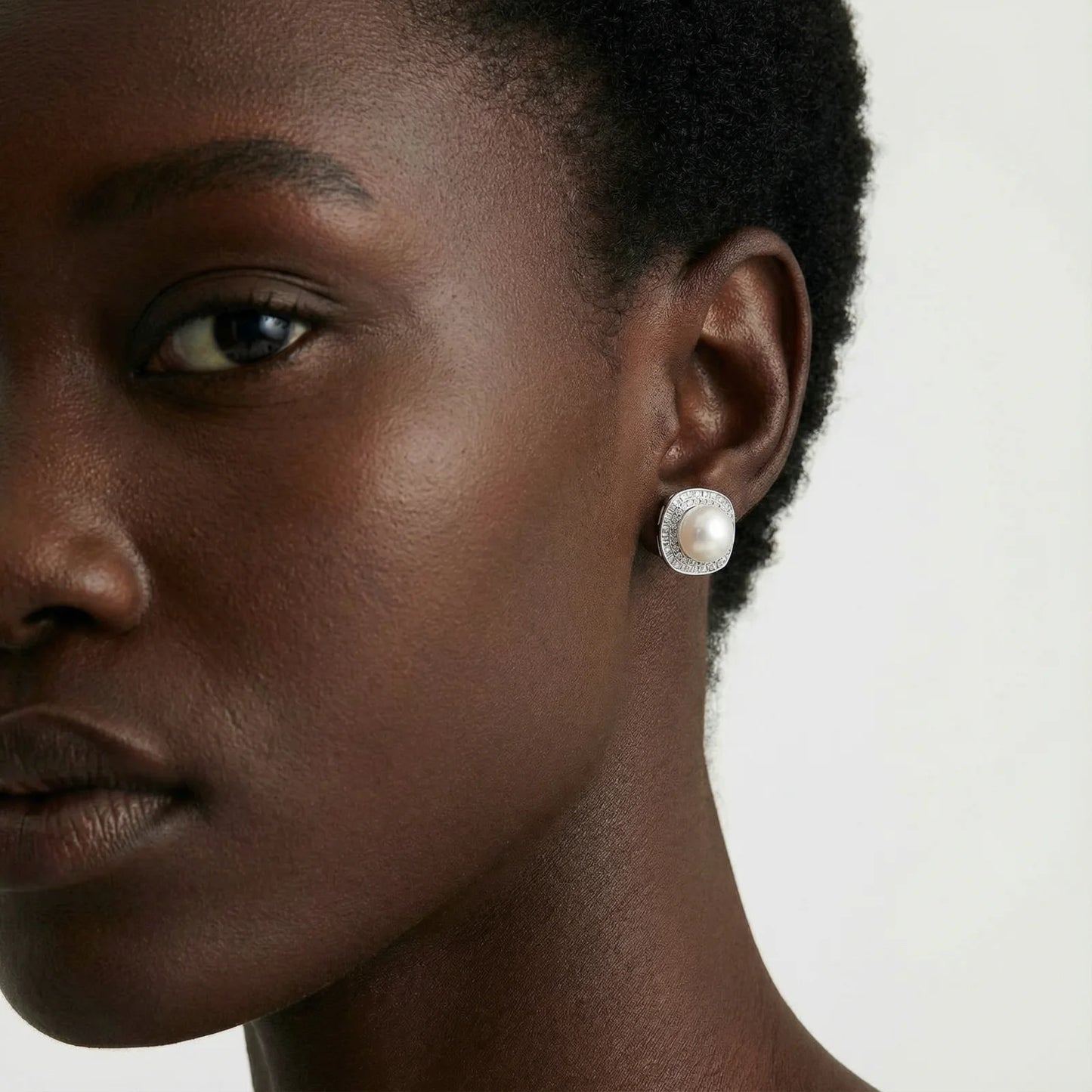 Pearl Halo Ohrringe